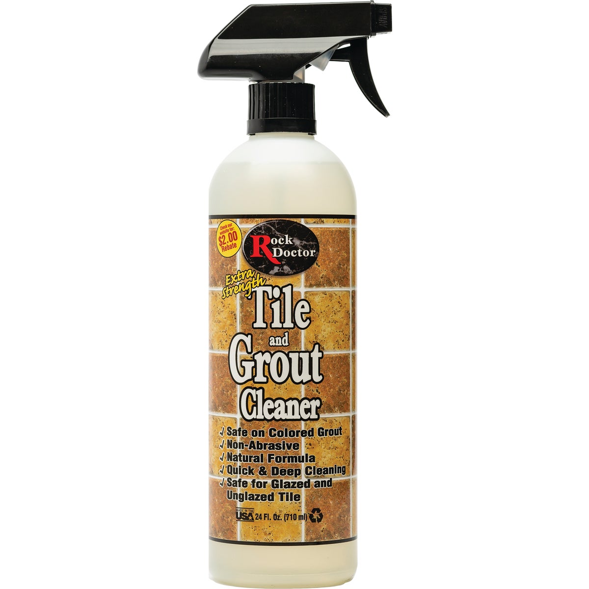 24 Oz. Extra Strength Tile & Grout Cleaner - Non-abrasive Formula