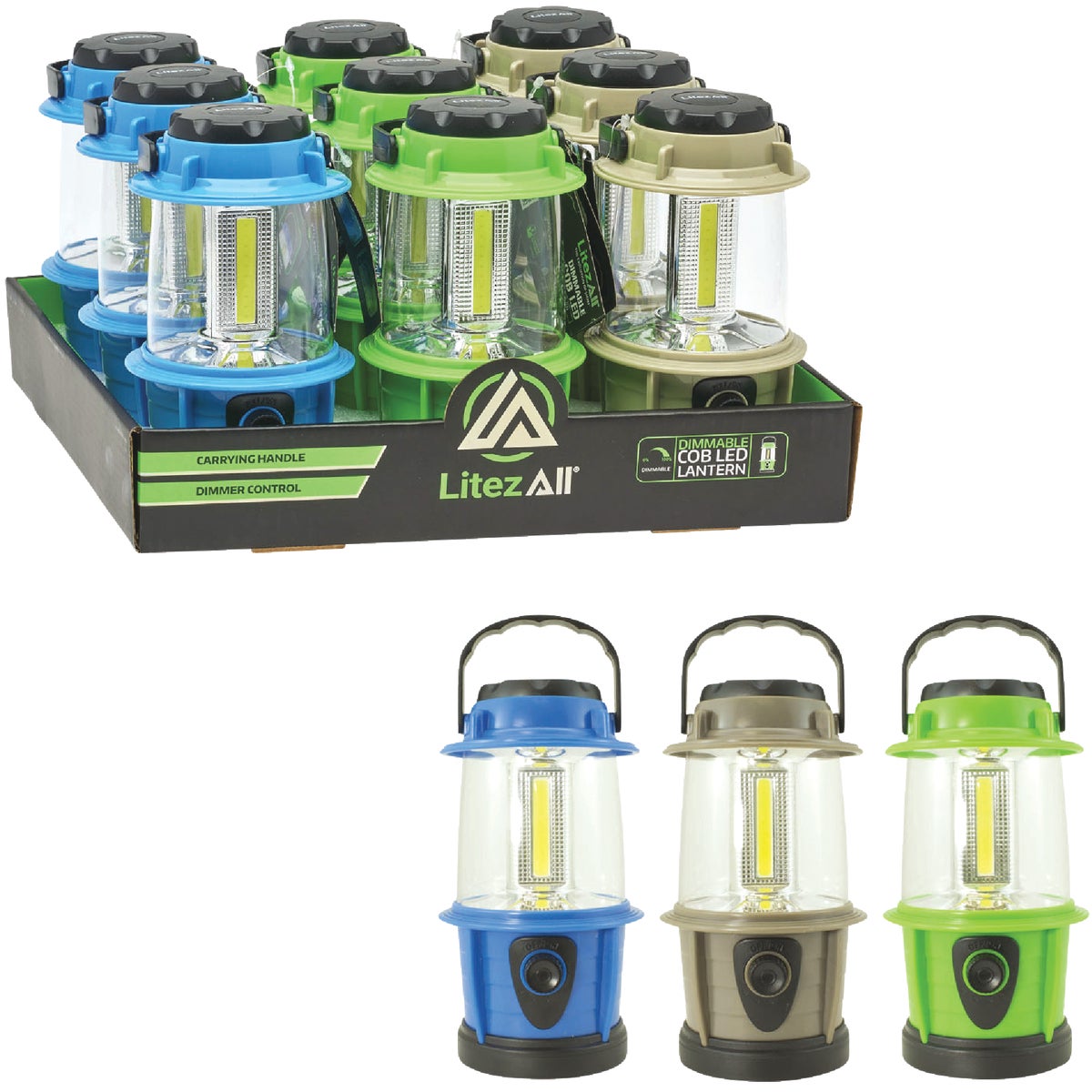 COB LED Lantern With Dimmer