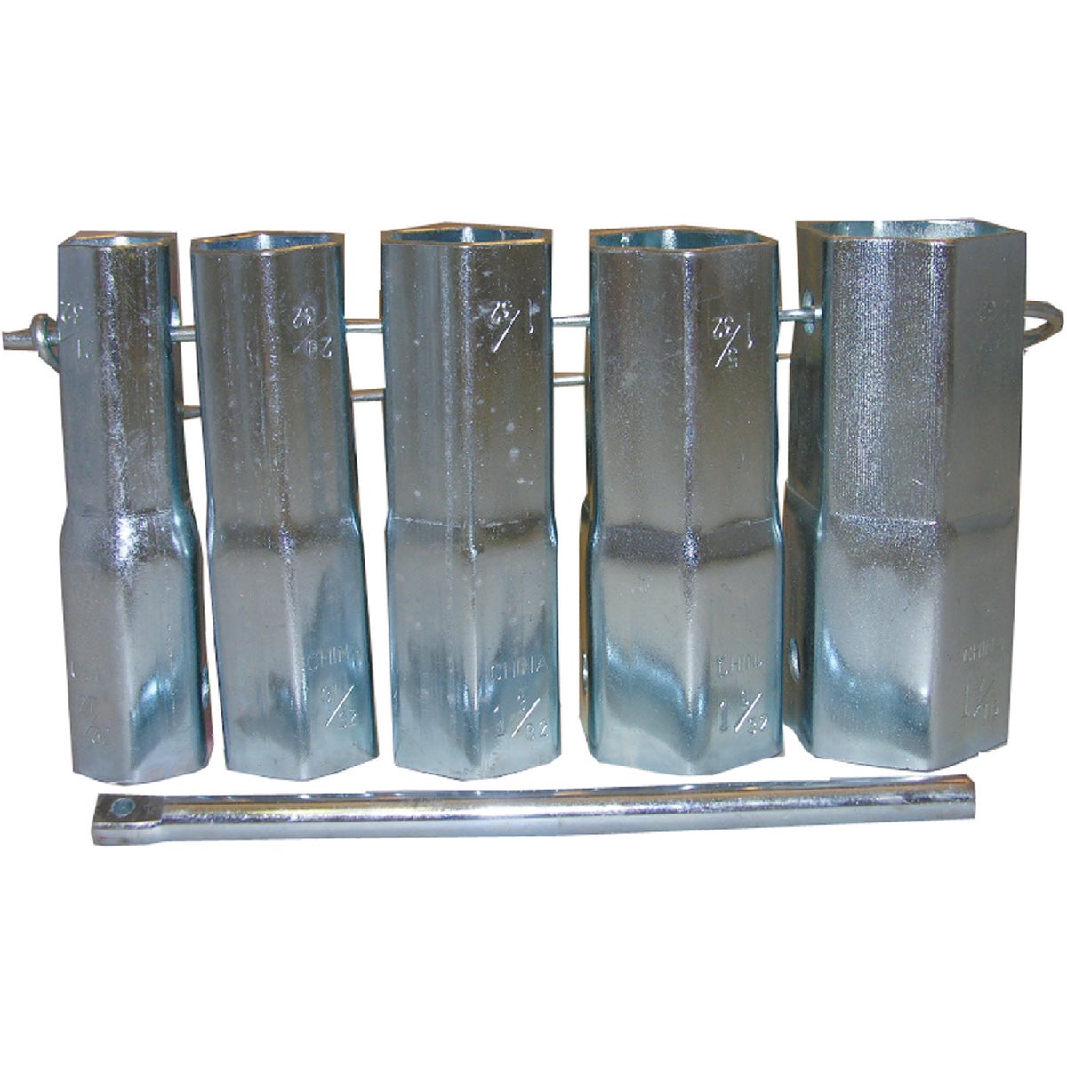 5-Pc. Socket Wrench Set With Handle