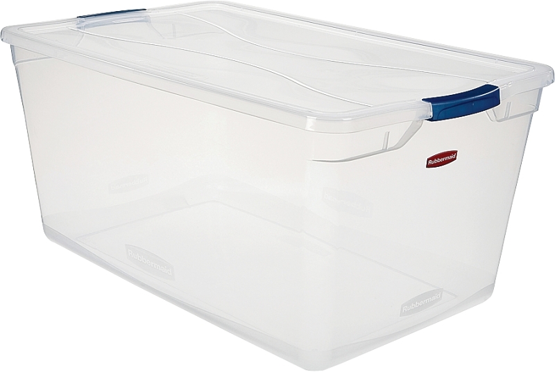 95 Qt. Cleverstore Clear Tote - Durable Storage Container