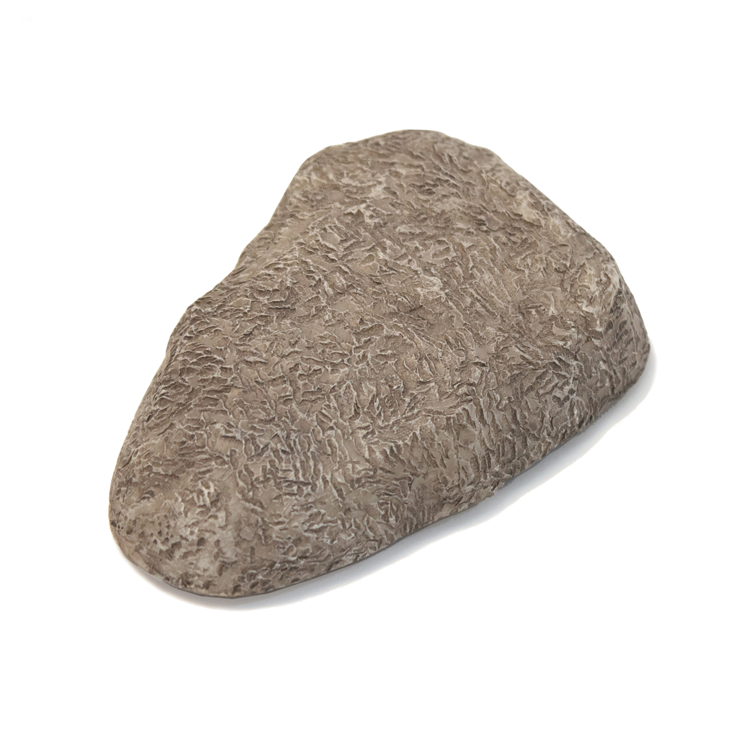 Gray/brown Plastic Rock Key Hider - 4 Inches Long, Durable Weather-resistant Design