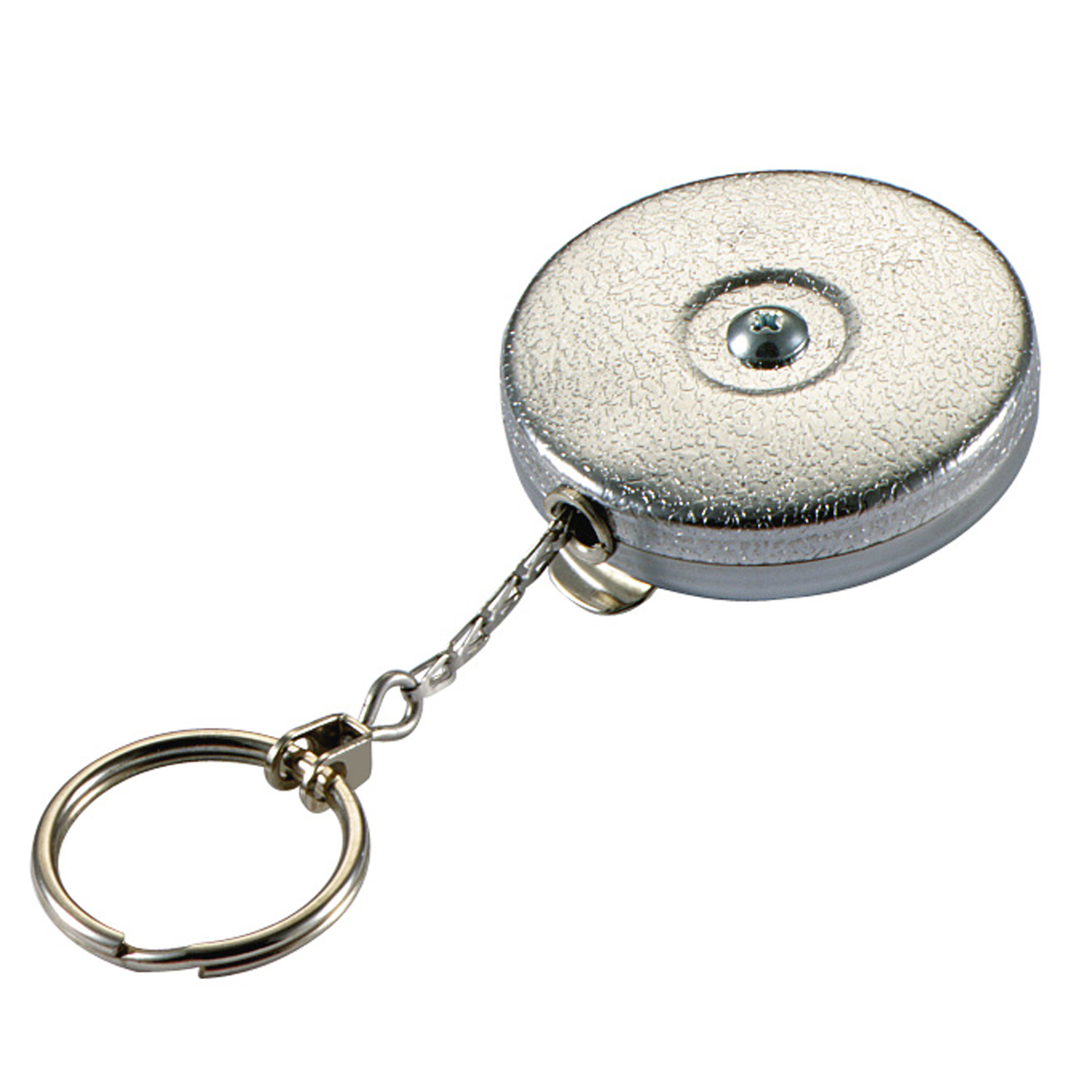 Key Bak Clip-on 24 Inch Chrome Retractable Key Chain Model 43501