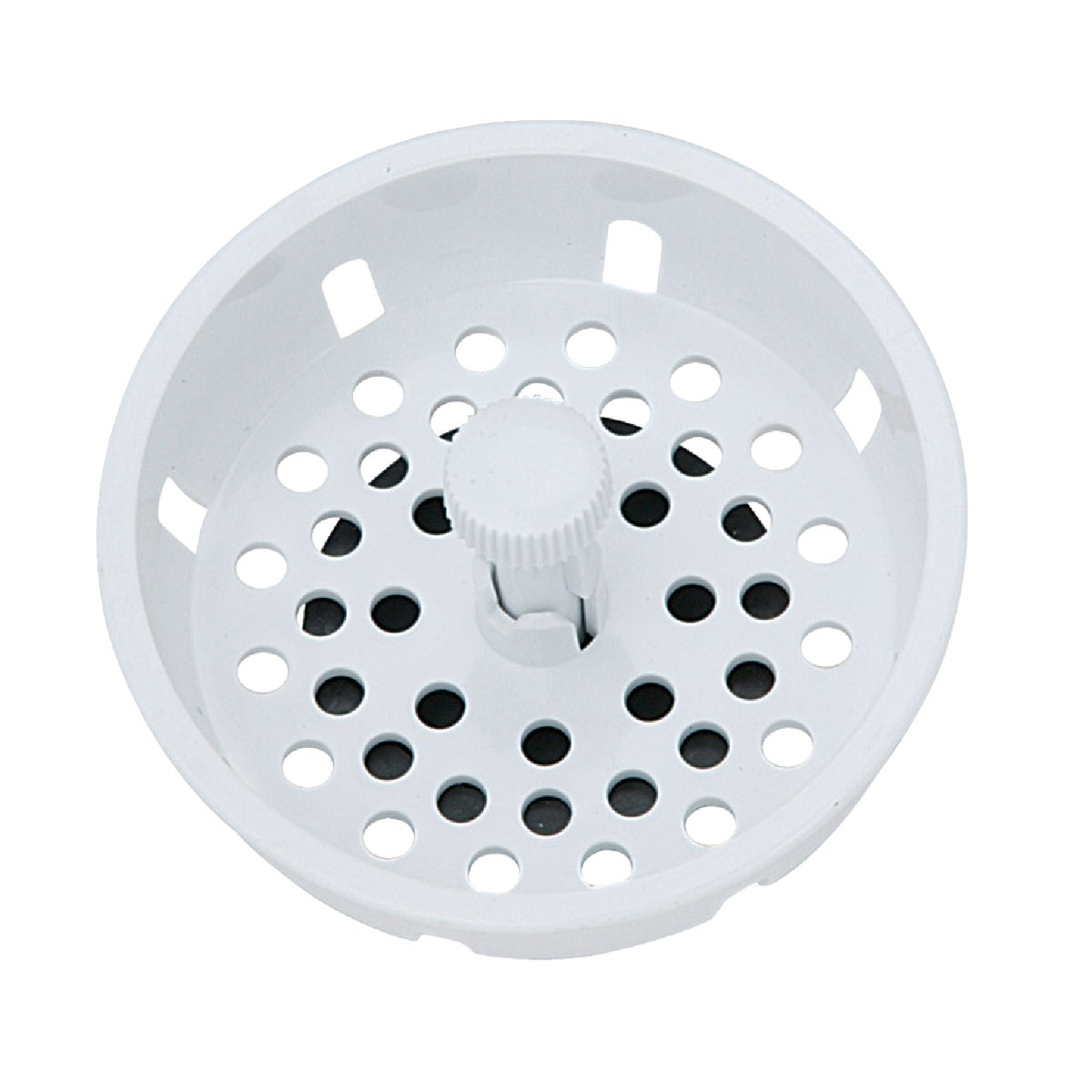 3-1/2 Inch Appliance White Basket Strainer Stopper - Model K2082026