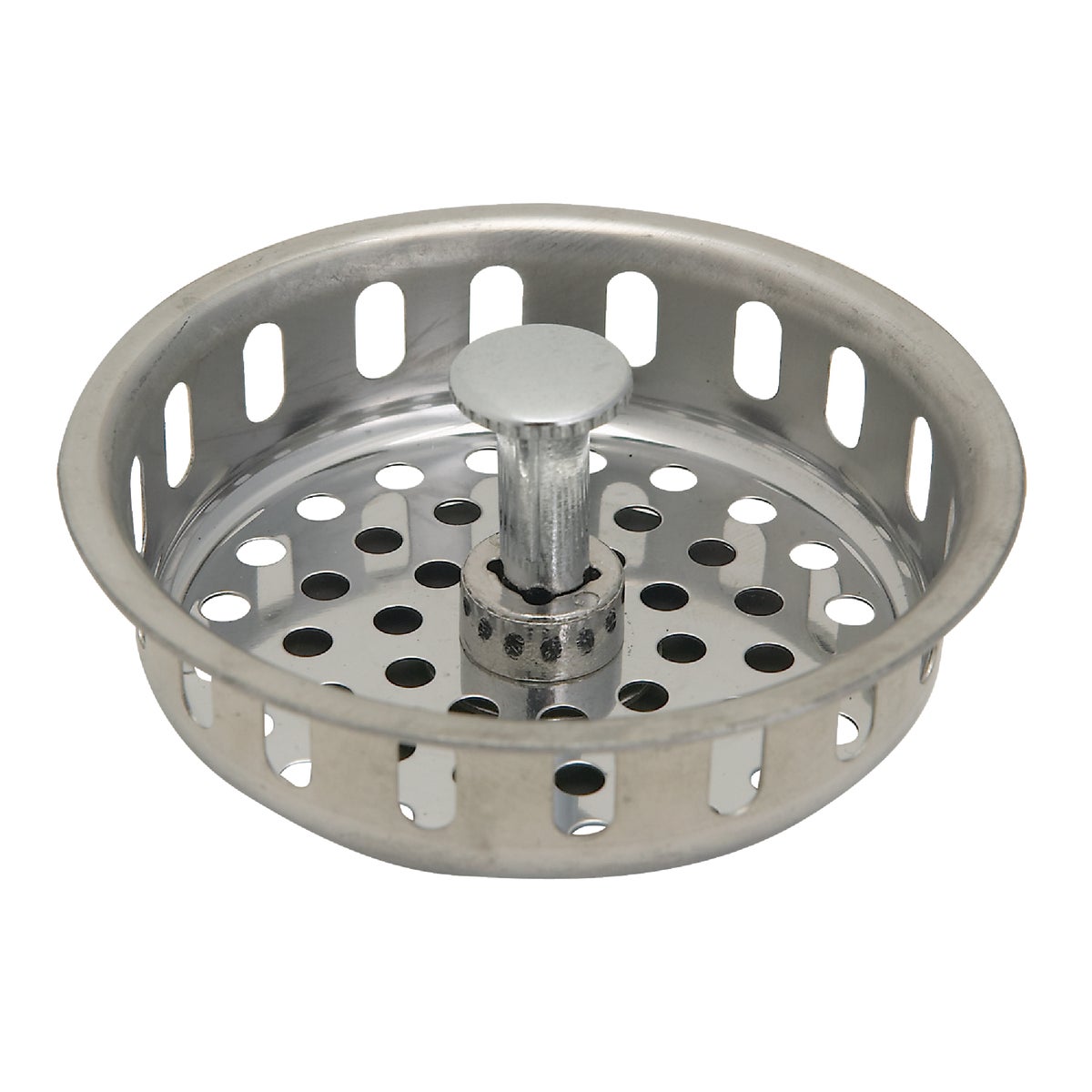 3-1/2 In. Stainless Steel Adjustable Post Basket Strainer Stopper - Model K22025