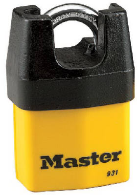 2.125-inch Covered Laminated Steel High Security Padlock Model 931dpf