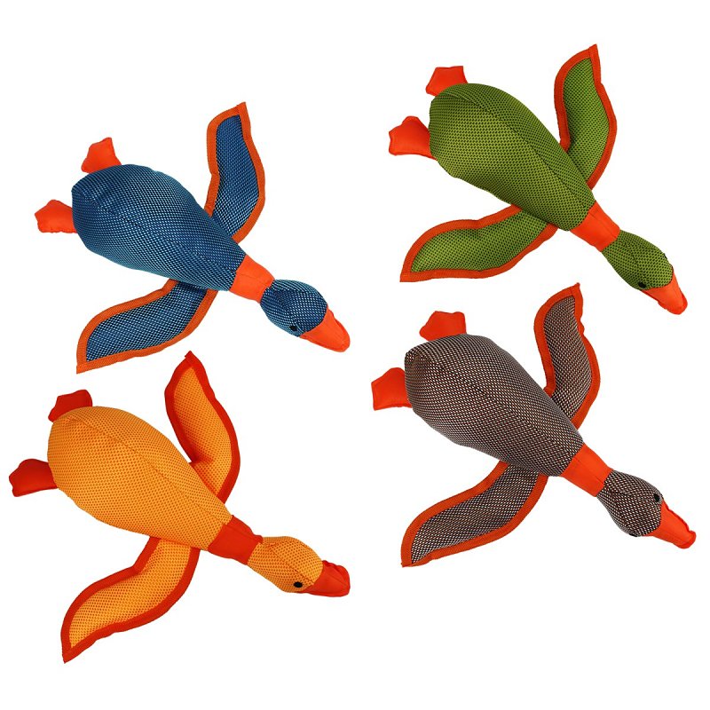 Dazzle Duck Dog Toy, 13-inch, Assorted Colors, Durable Design