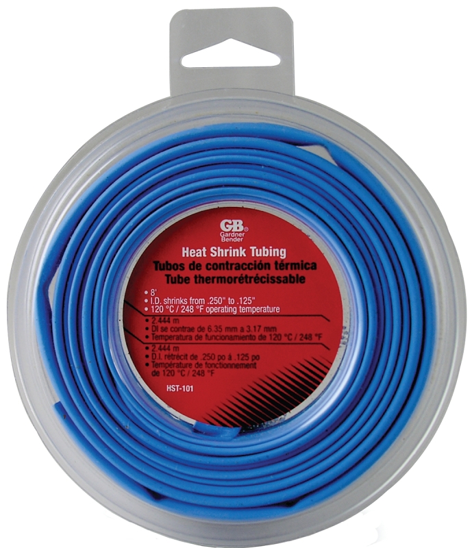 8 Ft. Blue Pvc Heat Shrink Tubing - Model Hst-101