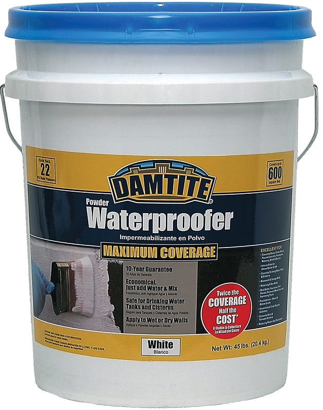 45 Lb. White Powder Masonry Waterproofer For Concrete And Masonry