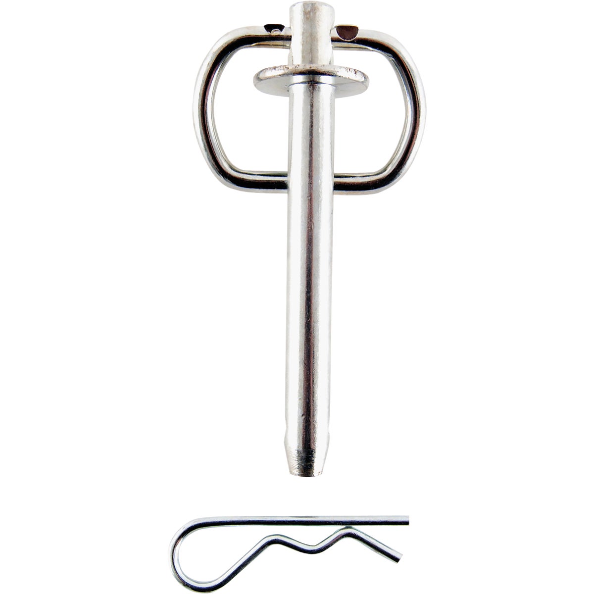 1/2 Inch X 5 Inch Handle Hitch Pin Assembly With Clip And Clevis Pin