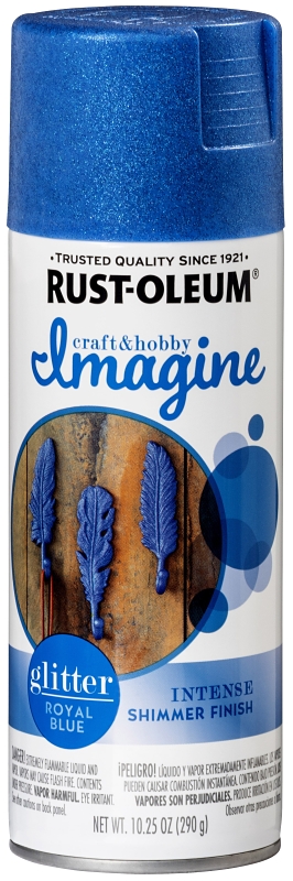 Imagine Craft & Hobby 10.25 Oz. Intense Royal Blue Glitter Spray Paint