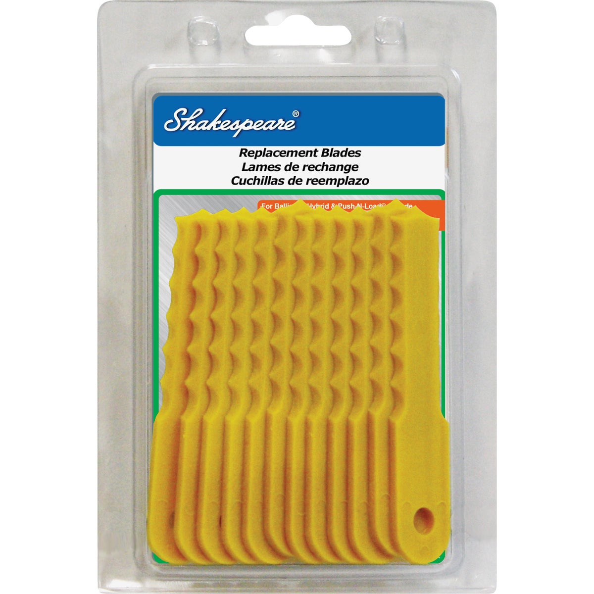 Push-n-load Replacement Trimmer Blade - Durable 12-count Set