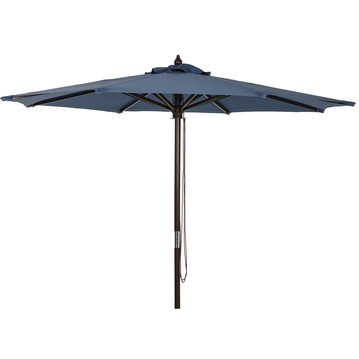 9 Ft. Heather Blue Market Patio Umbrella With Pulley System