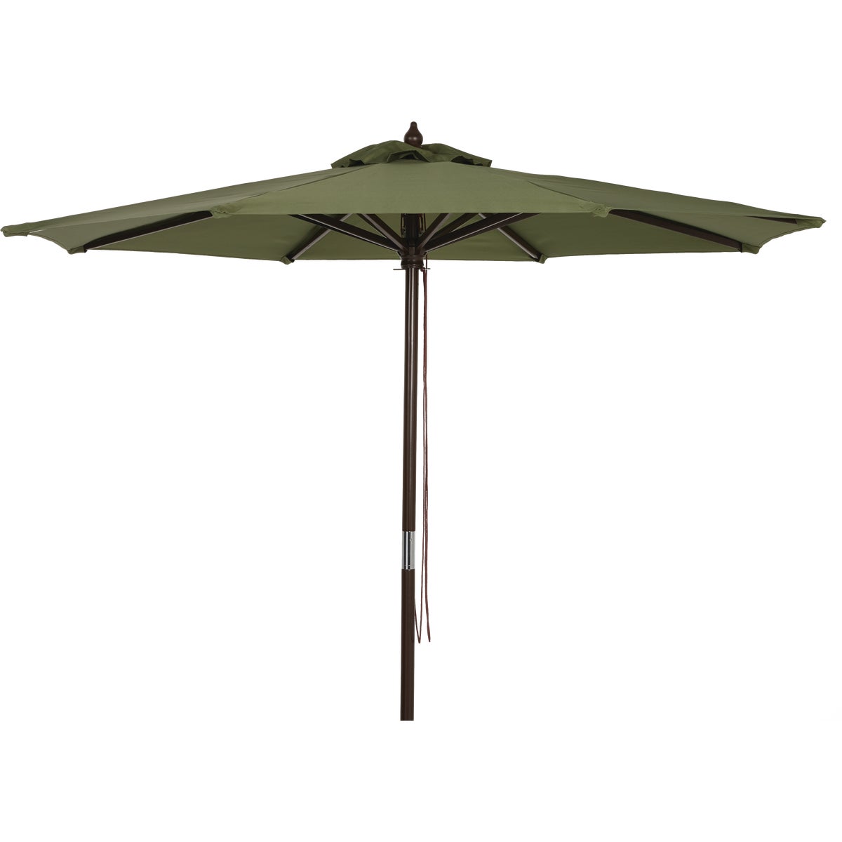 7.5 Ft. Heather Green Market Patio Umbrella With Pulley System