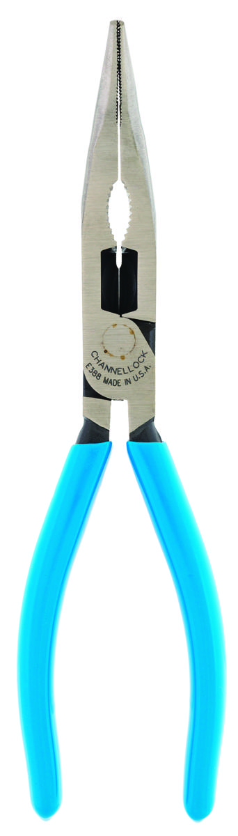 Channellock 8 In. E-series Bent Long Nose Pliers With Xtreme Leverage Technology