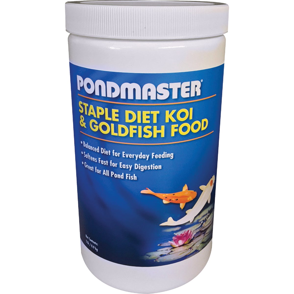 2 Lb. Staple Diet Koi & Goldfish Pond Fish Food - Nutrient-rich Pellets