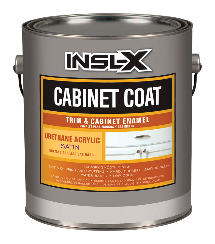 Cabinet Coat Satin Tintable Base 1 Urethane Acrylic Trim & Cabinet Enamel 1 Gallon