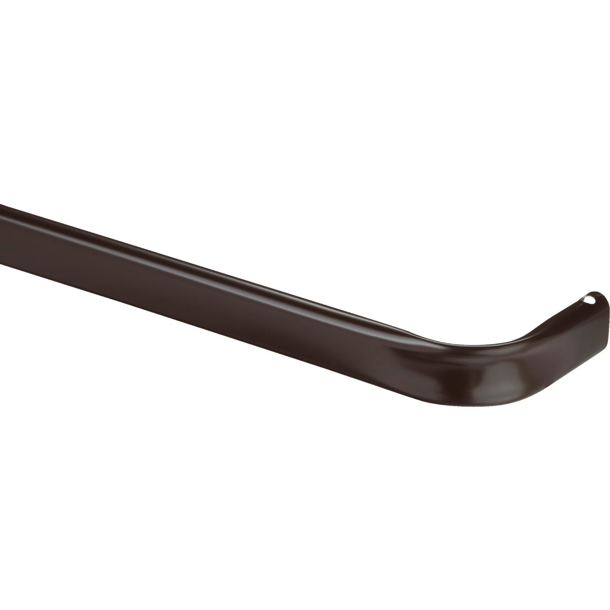 28 In. To 48 In. Heavy Duty Single Curtain Rod, Espresso Finish