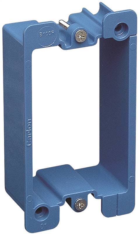 Pvc Electrical Box Extender For Switch & Outlet Boxes, 1-gang, Non-metallic, Blue