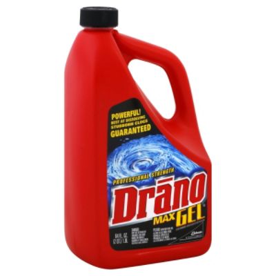 Max Gel Clog Remover, 64 Fluid Ounces, Powerful Drain Cleaner