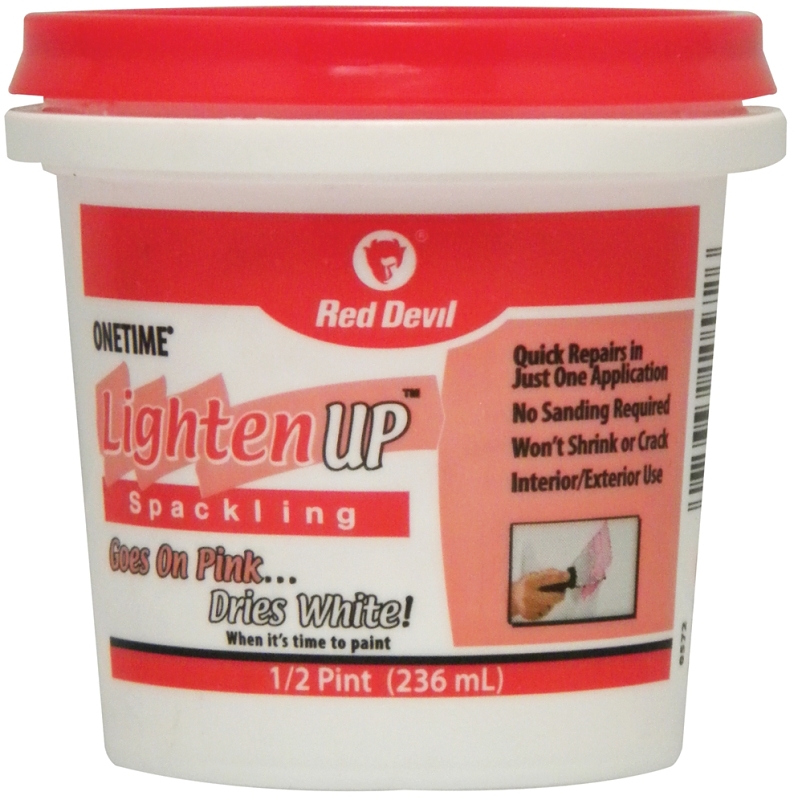 Onetime 1/2 Pt. Lightweight Latex Color Changing Spackling For Repairs