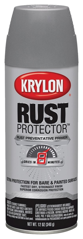 Rust Protector Gray Primer Spray 12 Oz. - Rust-preventative Coating
