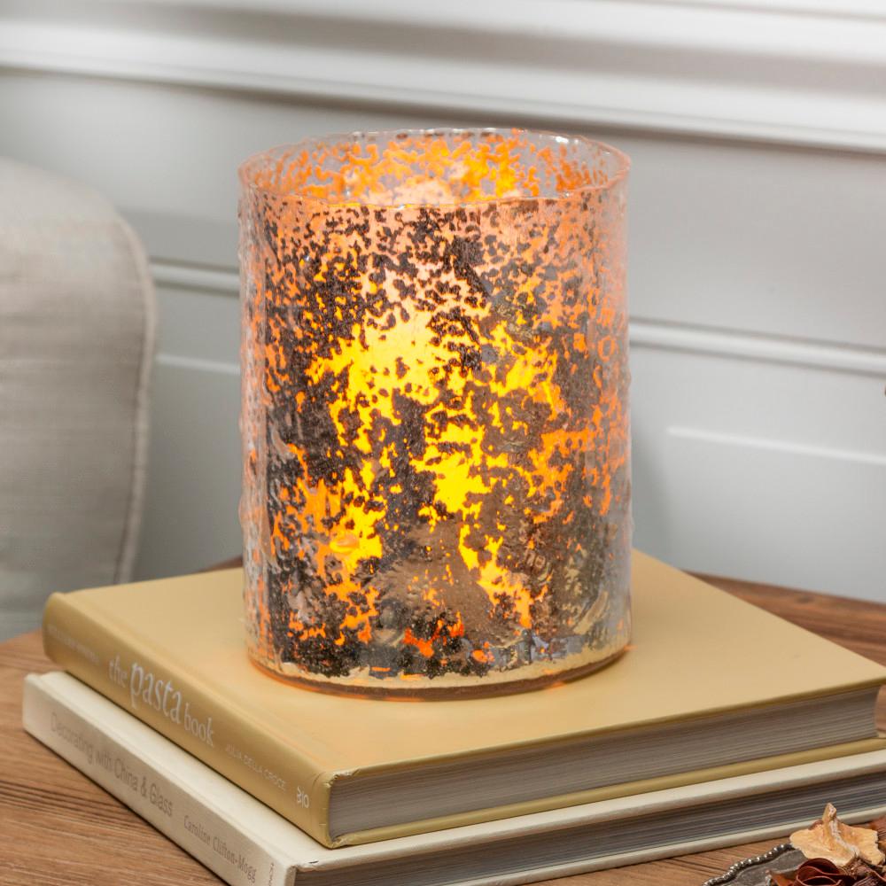 Set Of 2 Rechargeable 5.12 In. Fireglow Lantern Inserts By Gerson Company