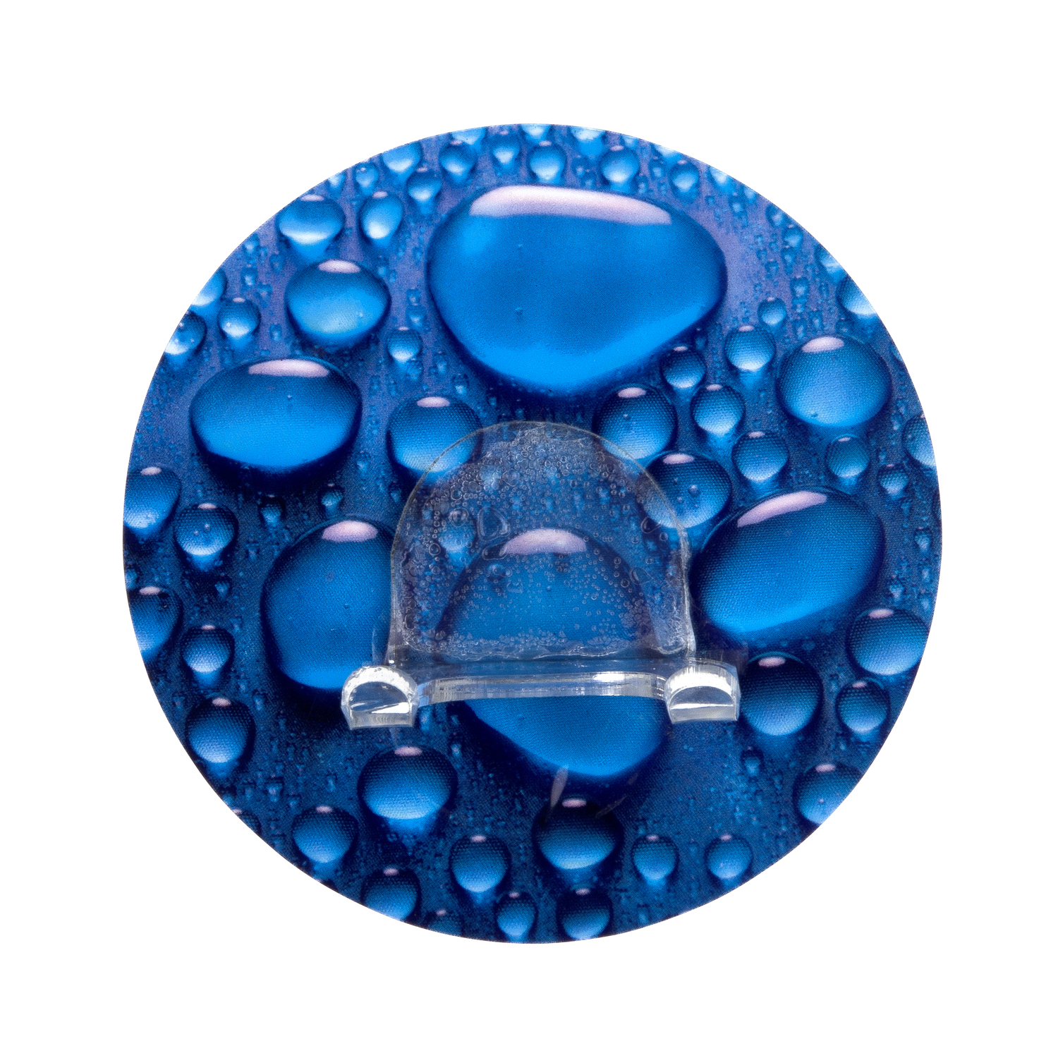 Static-loc Blue Hook 1.18 In. H X 3.34 In. W For Smooth Surfaces