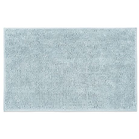 Chenille Bathmat Light Blue 20 X 30 Inches Soft And Absorbent