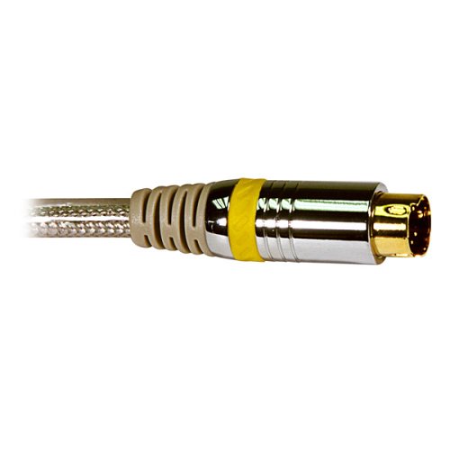 High-quality 6' S-video Cable For Superior Video Performance