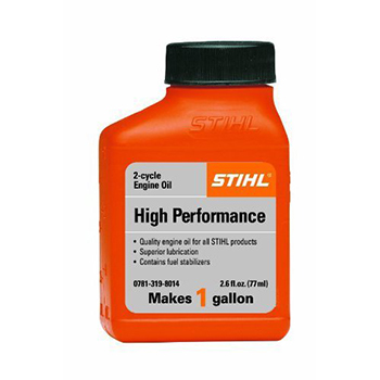 STIHL 0781 319 8016 12.8 Ounce High Performance 2 Cycle Engine Oil, 1 Pack