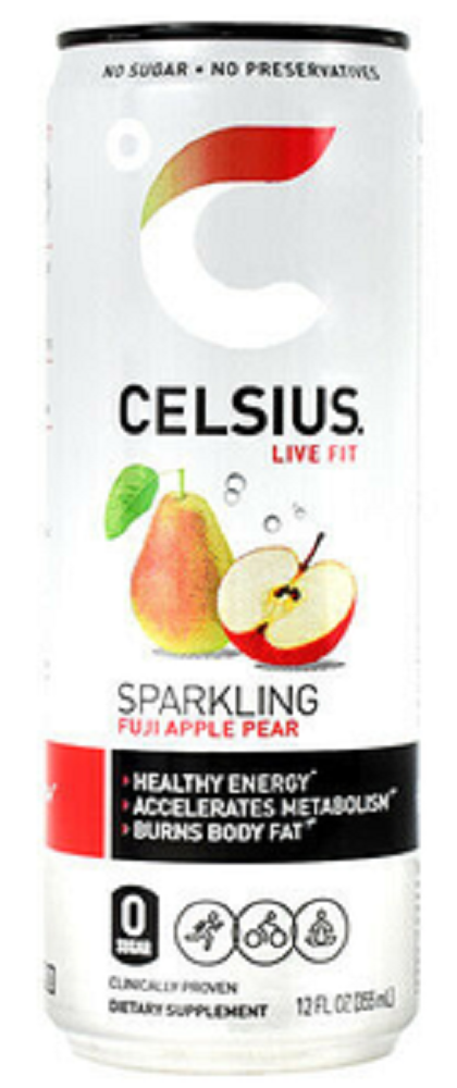Khch00347995 12 Fluid Ounce Sparkling Fuji Apple Pear Energy Drink