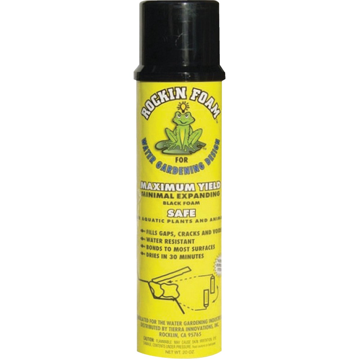 Rockin Foam Pond Stone Waterfall Sealant - Model 2139 For Durable Water Features
