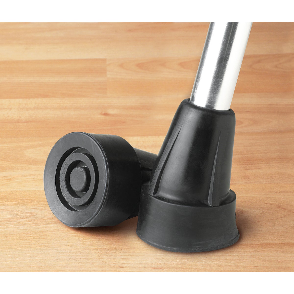 3/4" Cane Tip With Reinforced Rubber And Metal Inserts For Durability