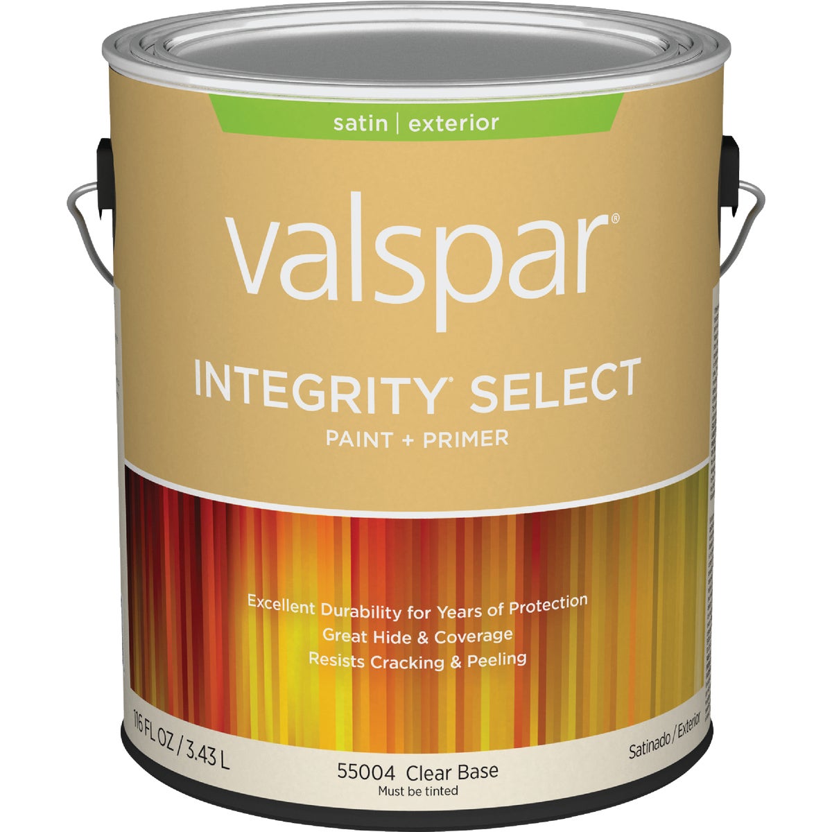 Integrity Select Satin Paint & Primer Exterior Paint, Clear Base, 1 Gallon