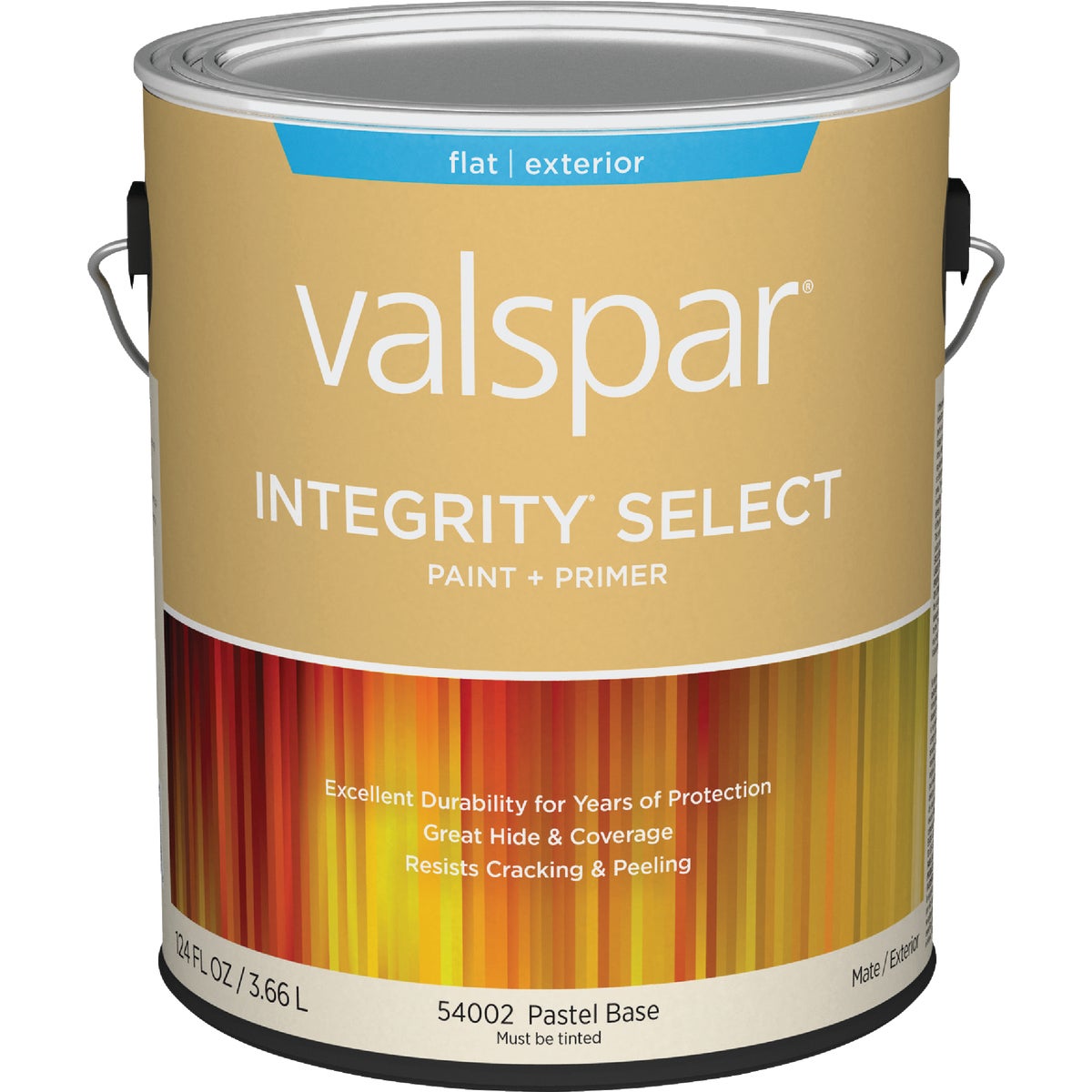 Integrity Select Flat Paint & Primer Exterior Paint, Pastel Base, 1 Gallon