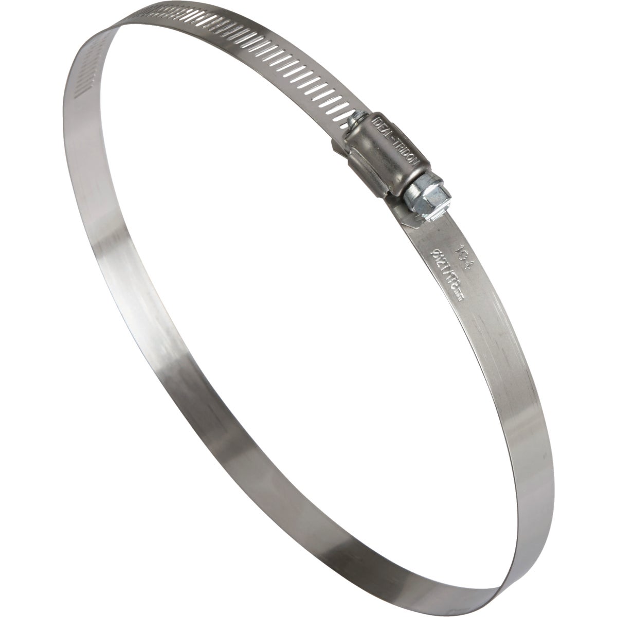 Ideal 5 In. - 7 In. 57 Stainless Steel Hose Clamp With Zinc-plated Carbon Steel Screw