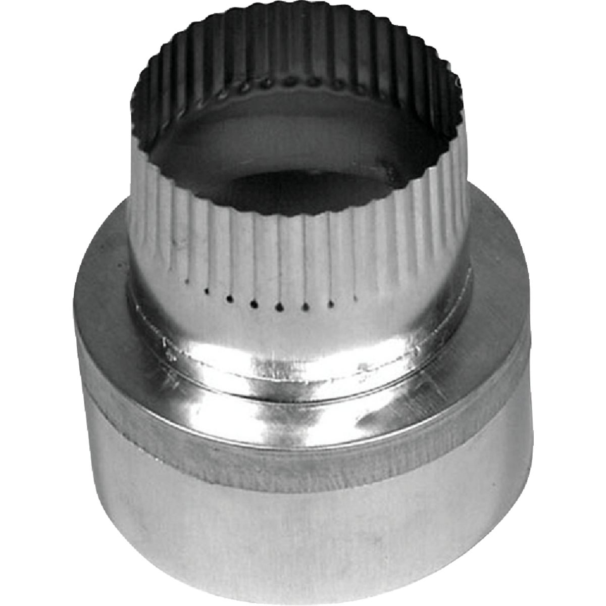 4 In. Dia To 3 In. Dia Aluminum Vent Decreaser For Dryer Ducting