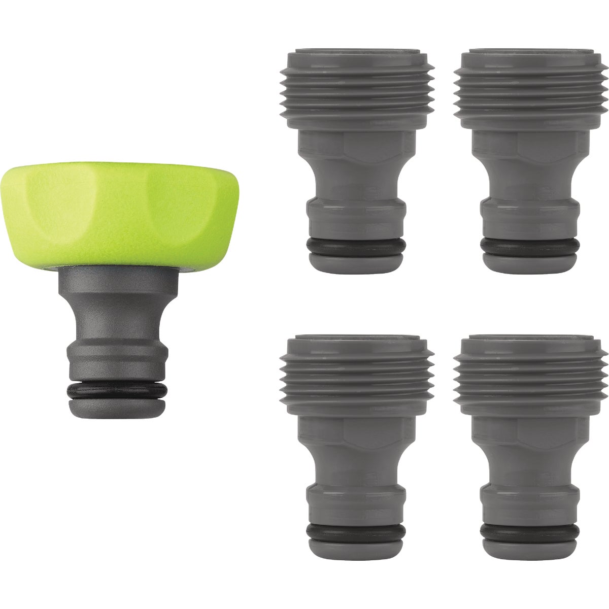Quick-connect Garden Hose Fitting Plug Kit, Zillagreen, 5-piece Set
