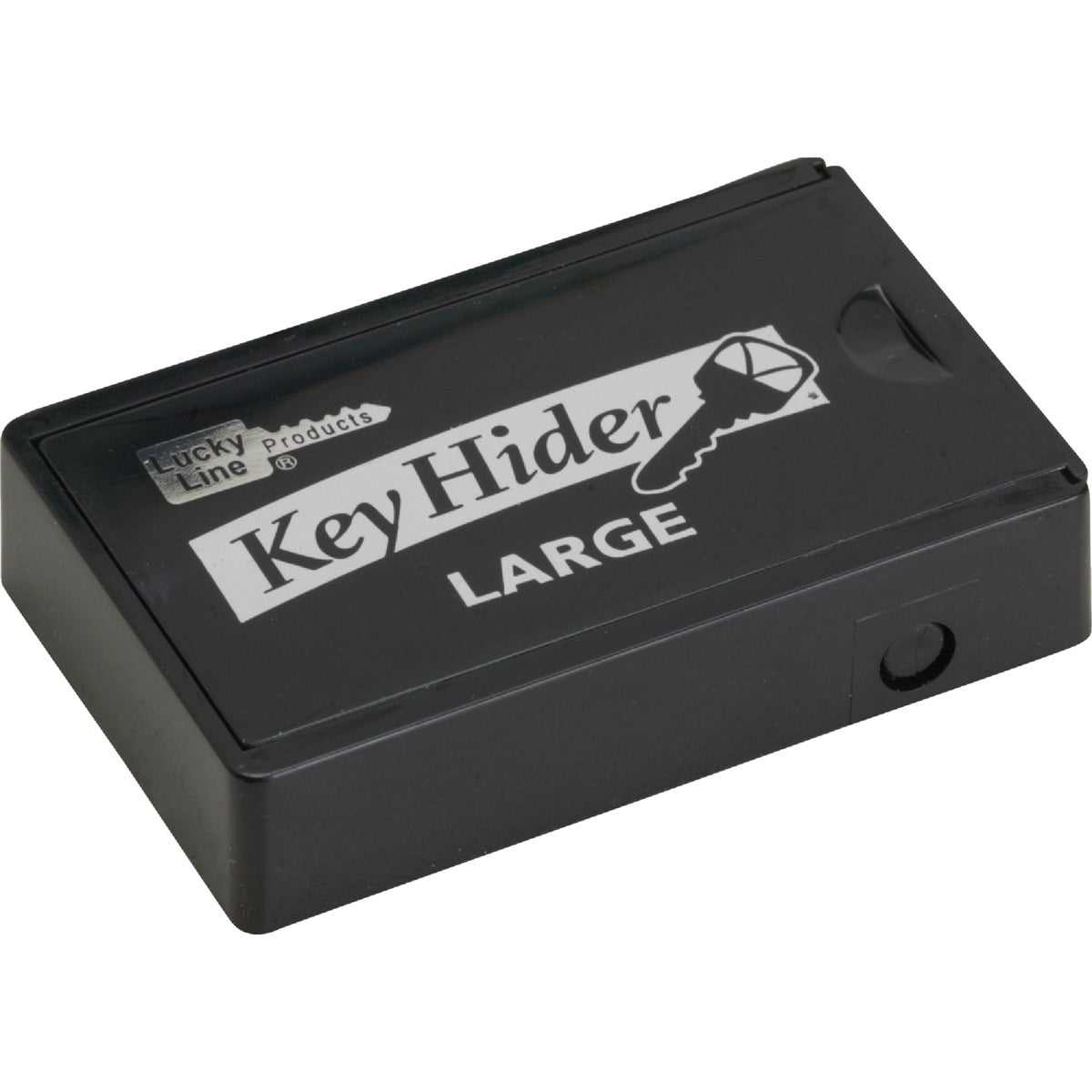 Black Plastic 1-7/8 In. Magnetic Key Hider - Durable And Weather Resistant