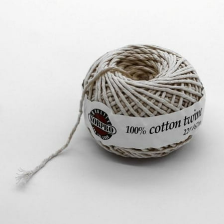 18-ply Pure Cotton Twine 220 Feet For Crafting And Gardening