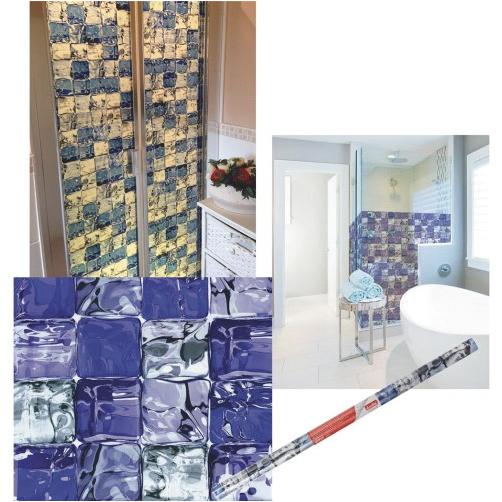 26x59 Ice Cube Window Film 96155 - Static Cling Privacy Solution