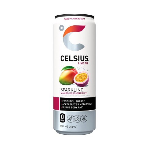 Sparkling Mango Passionfruit Energy Drink 12 Ounce Can