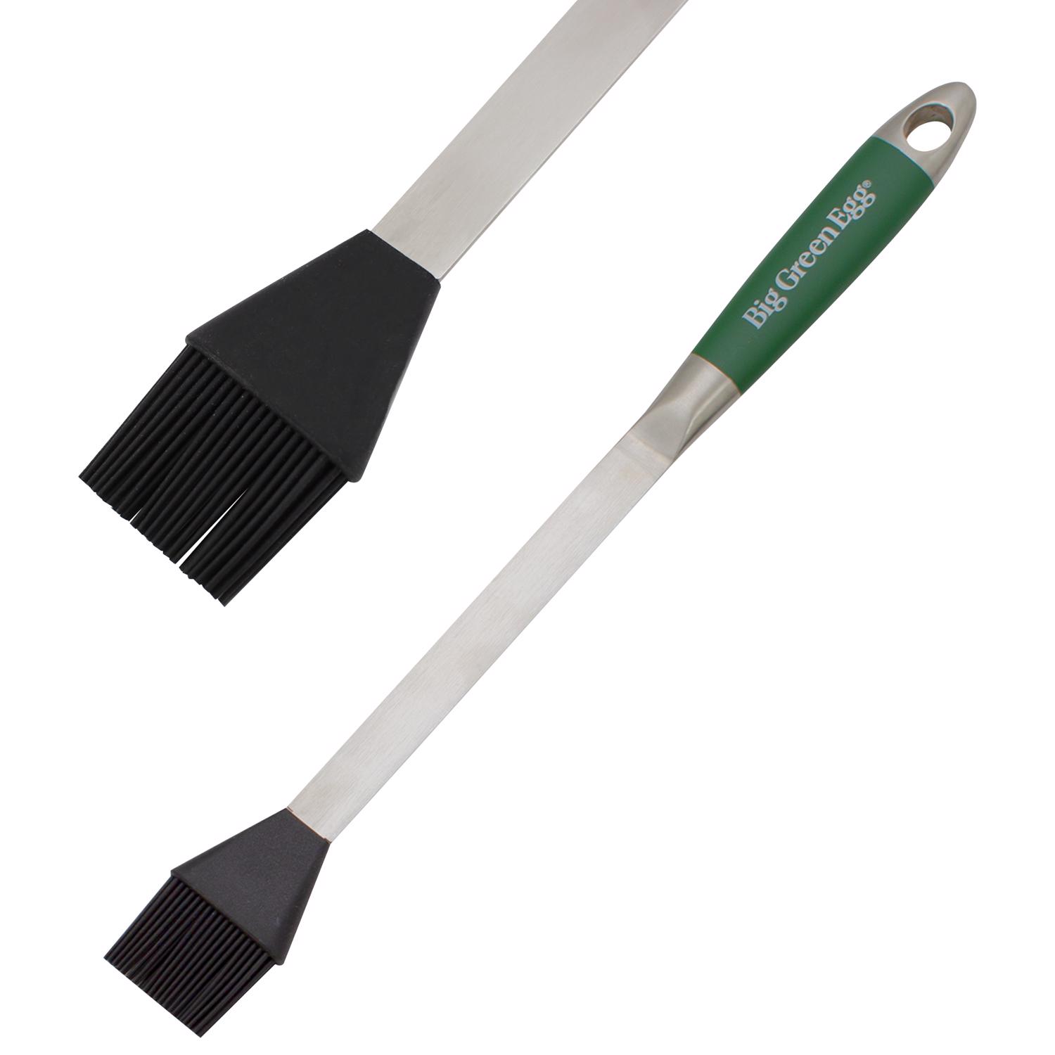 Silicone Grill Basting Brush - Heat Resistant, Stainless Steel Handle