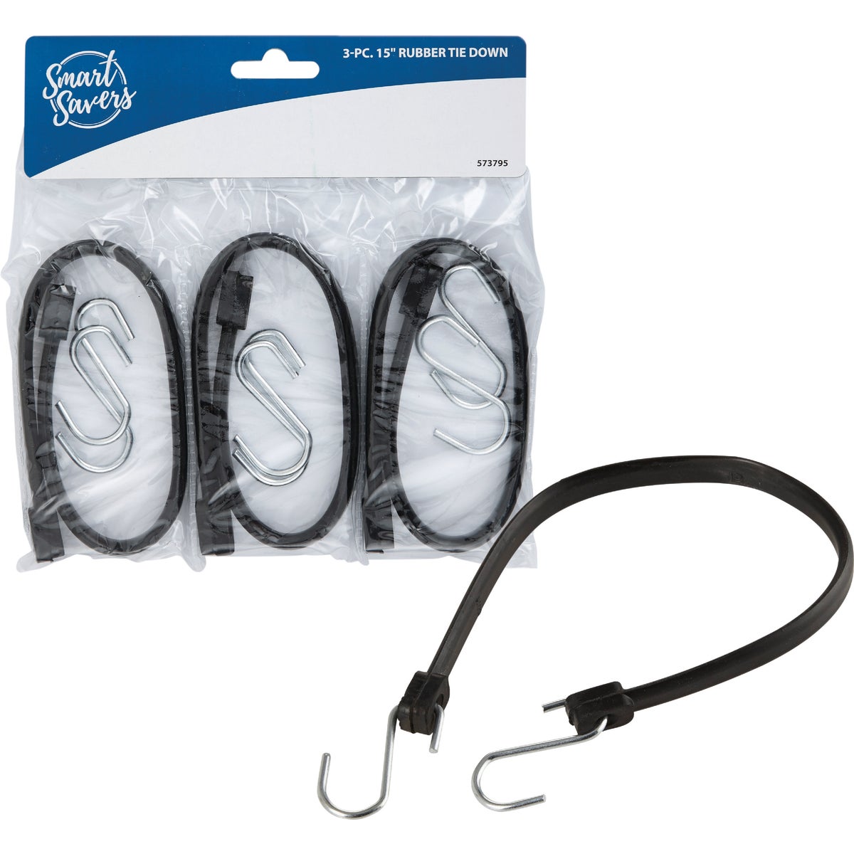 15 Inch Rubber Tie Down Set - Durable And Versatile