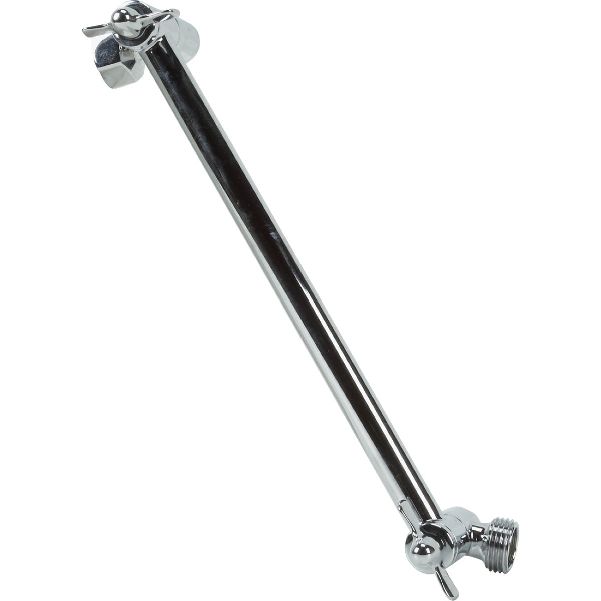 9 Inch Chrome Adjustable Shower Arm Extender For Standard Shower Arms