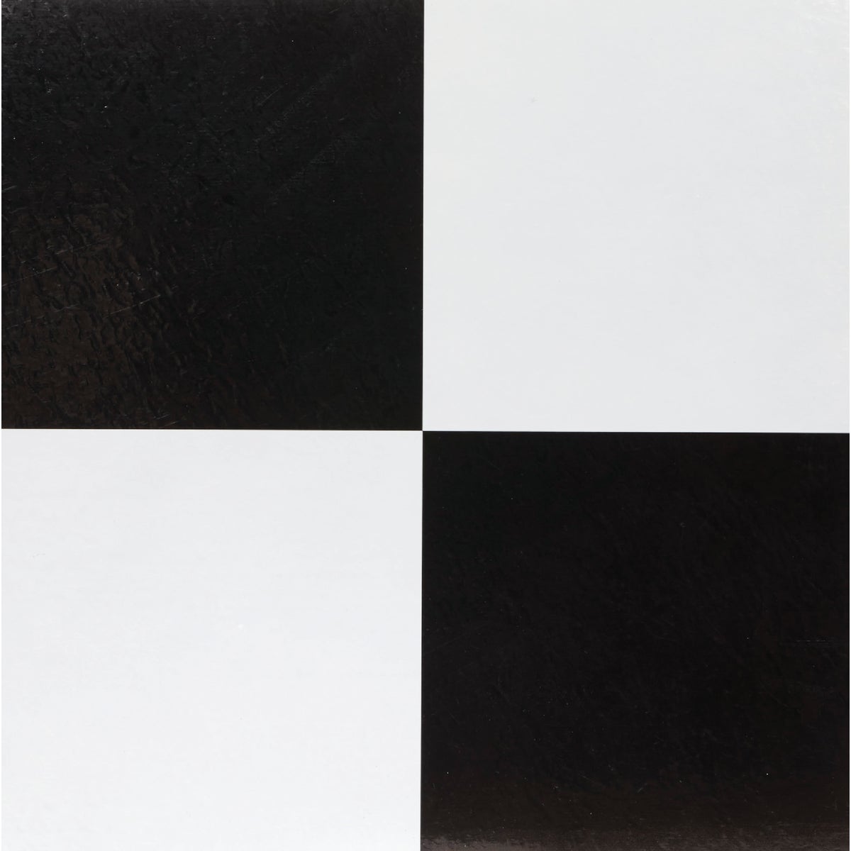 Checkerboard Vinyl Floor Tile 12 In. X 12 In. - 45 Sq. Ft. Coverage