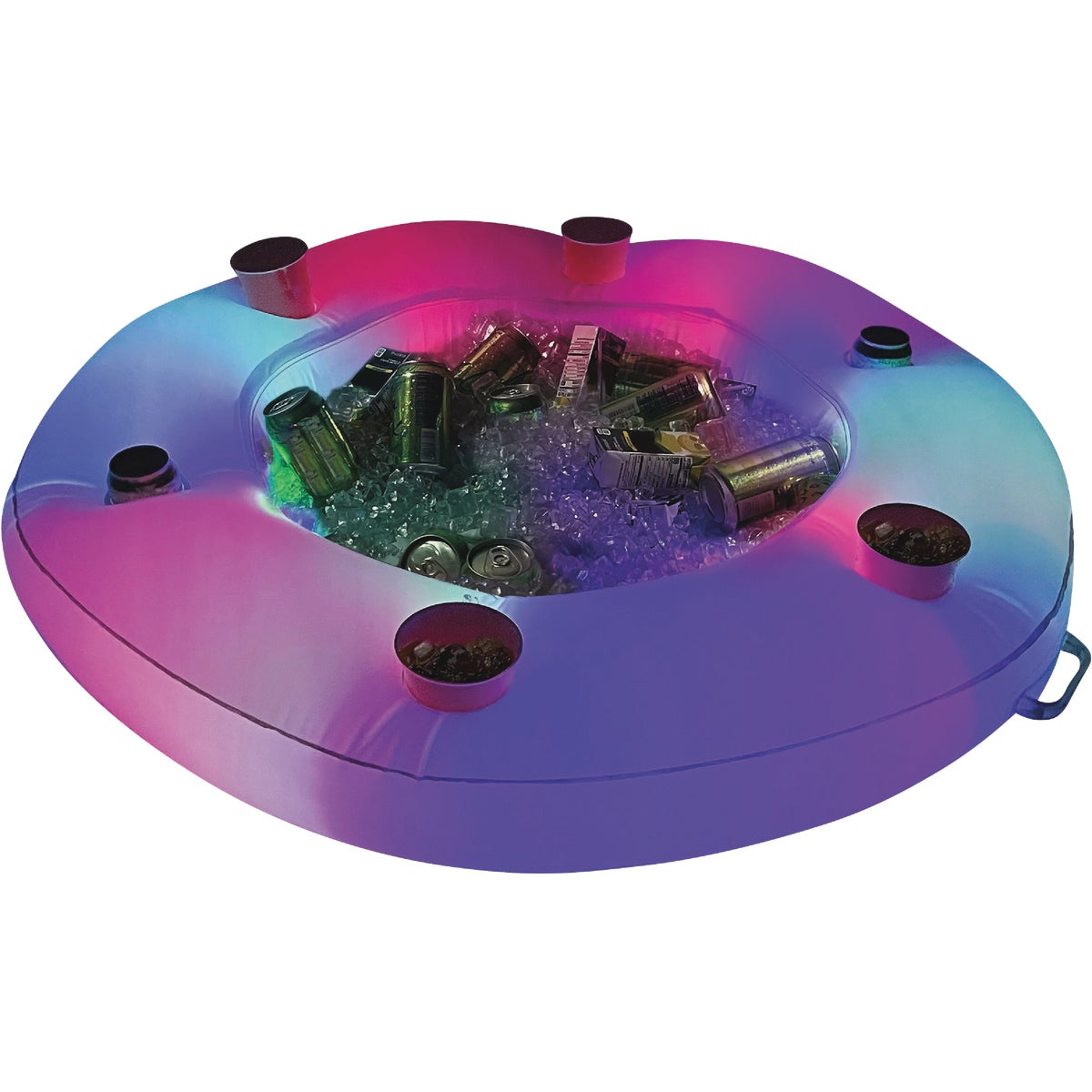 Illuminated Led Floating Bar - 43 In. Waterproof Buffet For Indoor & Outdoor Use