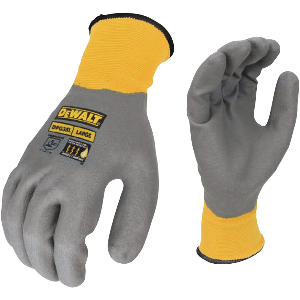 Fully Coated Nitrile Work Gloves, Breathable, XL