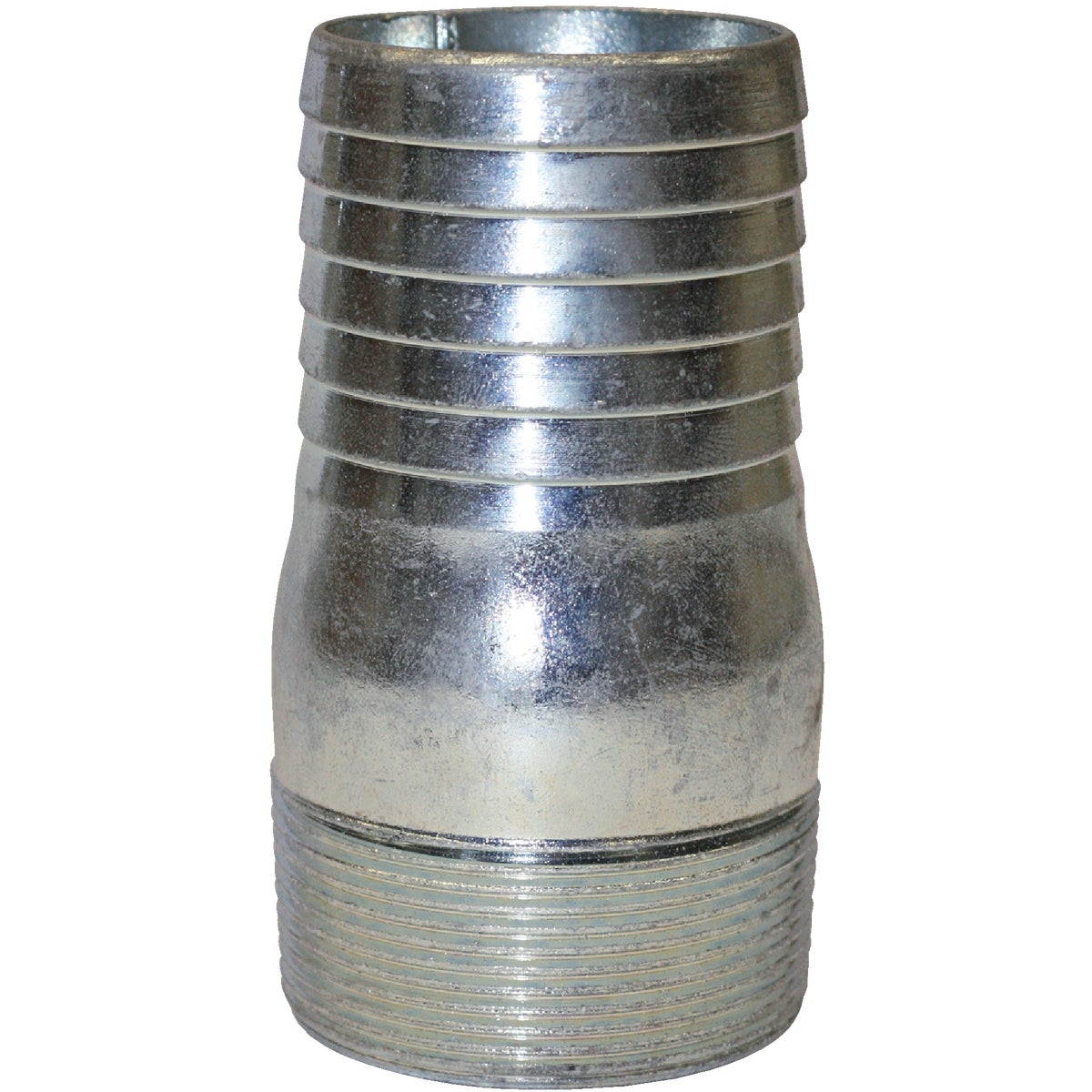1-1/4 Inch Insert X 1-1/4 Inch Mip Threaded Galvanized Adapter
