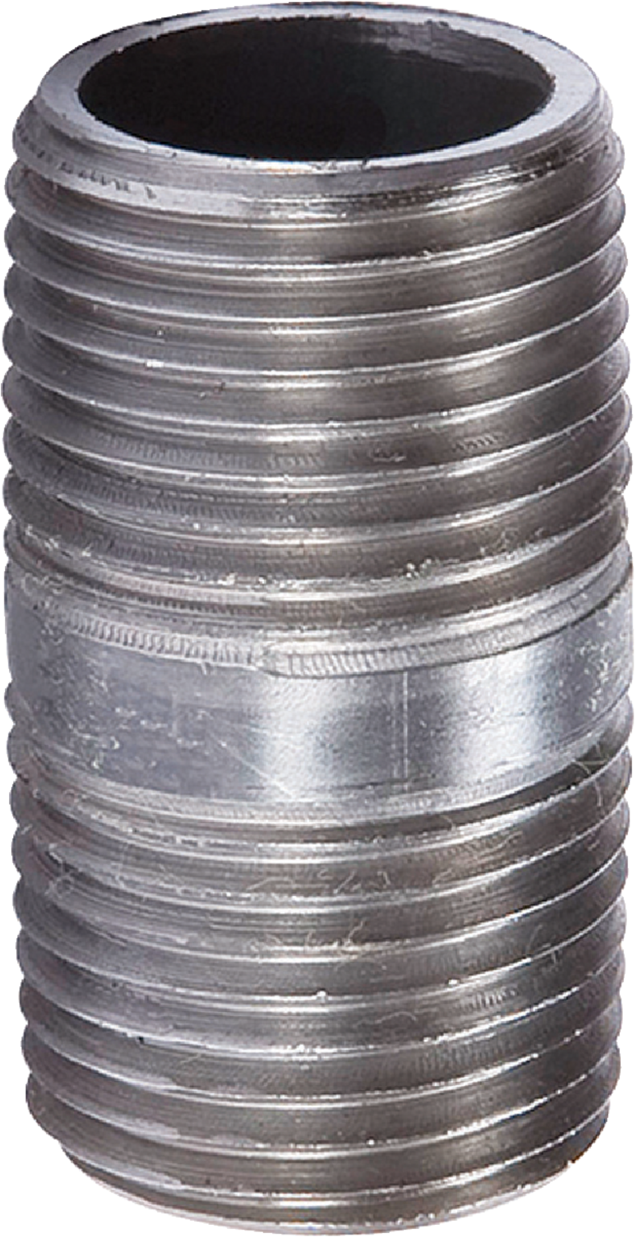 1/2 Inch X Close Welded Steel Galvanized Nipple - Schedule 40 Pipe Fitting